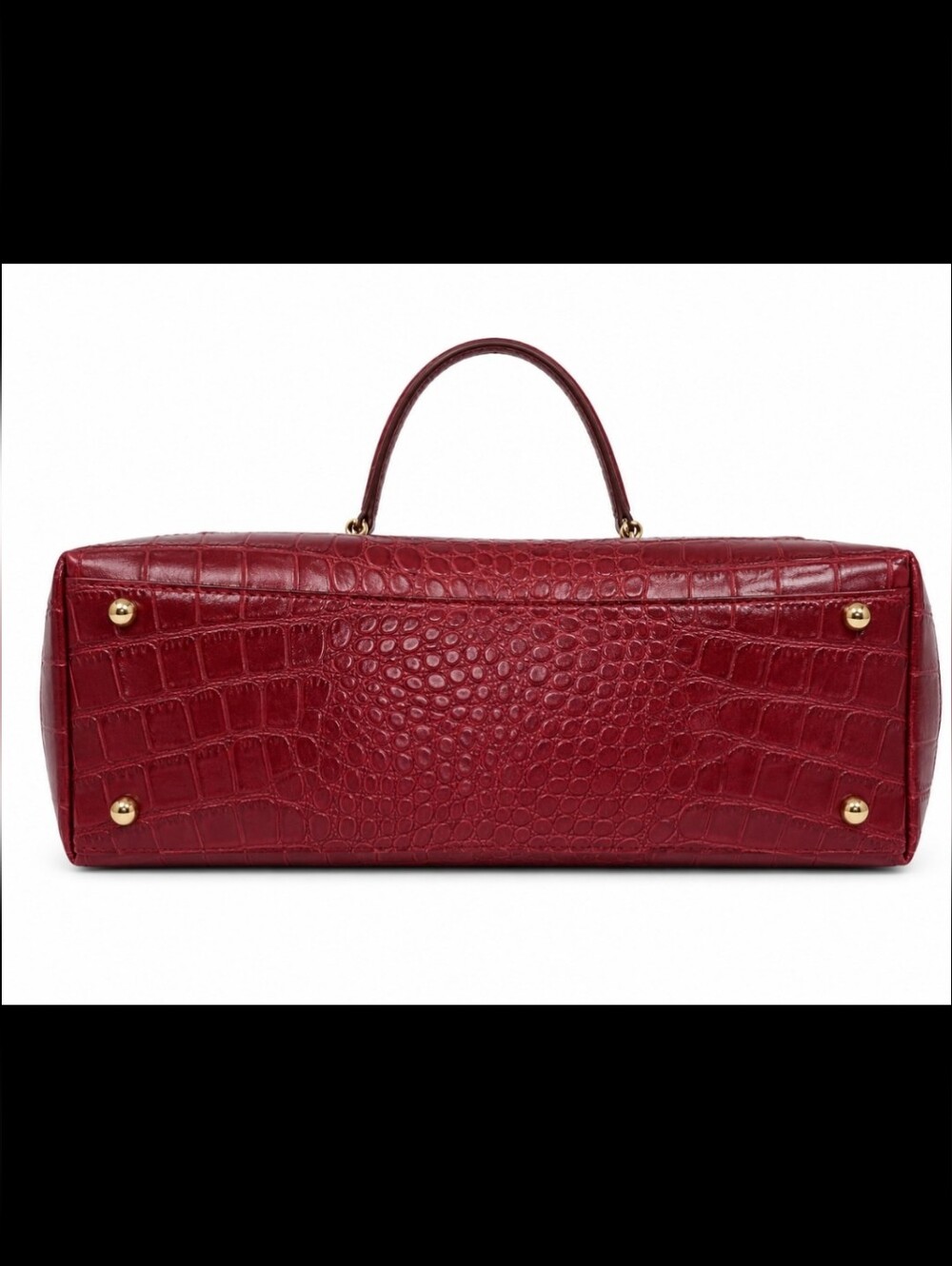 Anne Klein Coast is Clear Red Crocodile Print Womens Bag - Picture 6 of 8